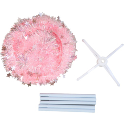 Pop Up Tinsel Tree - Size: 4.9ft - Multi - Wilko - thumbnail 5