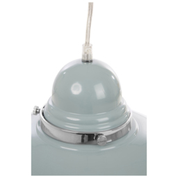 Premier Housewares Chrome Finish Ceramic Base Table Lamp - Size: 30 x 30 x 115cm - Blue - Wilko - thumbnail 4