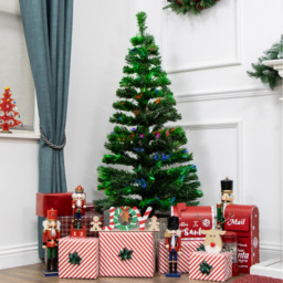 The Christmas Workshop Green Fibre Optic Christmas Tree 5ft - Wilko - thumbnail 3