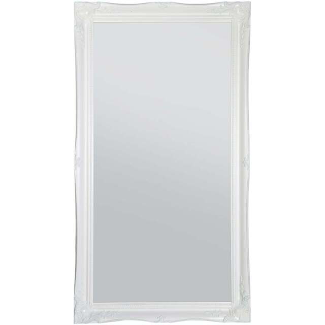 MirrorOutlet Hamilton White Shabby Chic Wall Mirror 137 x 76cm - Wilko - image 1