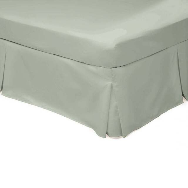 Serene Super King Apple Platform Valance - Green - Wilko - image 1
