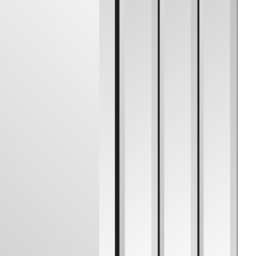 Oakley Triple Edge Bevelled All Glass Dress Mirror 100 x 70cm - Black - MirrorOutlet - Wilko - thumbnail 6