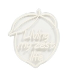 Living My Zest Life Outdoor Neon Light - Wilko - thumbnail 4