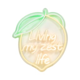 Living My Zest Life Outdoor Neon Light - Wilko - thumbnail 3