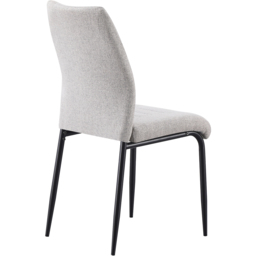 Seconique Chilton Set of 4 Grey Fabric Dining Chair - Wilko - thumbnail 7