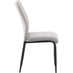 Seconique Chilton Set of 4 Grey Fabric Dining Chair - Wilko - thumbnail 6