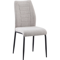 Seconique Chilton Set of 4 Grey Fabric Dining Chair - Wilko - thumbnail 4