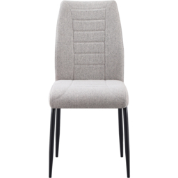 Seconique Chilton Set of 4 Grey Fabric Dining Chair - Wilko - thumbnail 5
