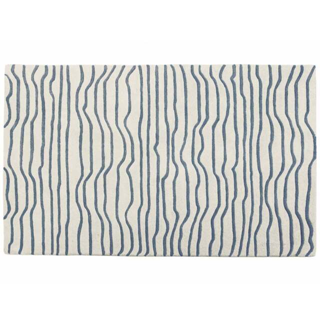 Esselle Home Aura Dune Natural and Blue Rug 160 x 230cm - Wilko - image 1