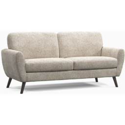Matlock 3 Seater Linen Boucle Fabric Sofa - Cream - Wilko - thumbnail 3