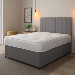 Starlight Beds Small Double Warmer Extreme Tufted Hybrid Foam and Spring Mattress - White - Wilko - thumbnail 3
