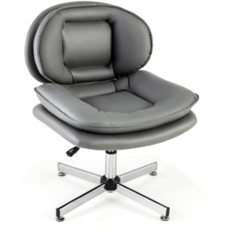 Costway Grey Double Padded Office Chair - Size: 62 x 59 x 40cm - Wilko - thumbnail 3