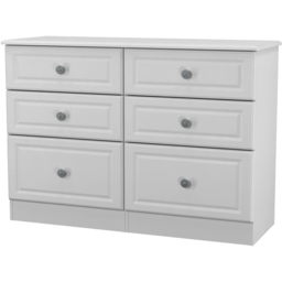 Crowndale Pembroke 6 Drawer Grey Ash Wide Chest of Drawers Ready Assembled - Wilko - thumbnail 4