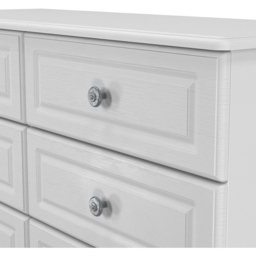 Crowndale Pembroke 6 Drawer Grey Ash Wide Chest of Drawers Ready Assembled - Wilko - thumbnail 6