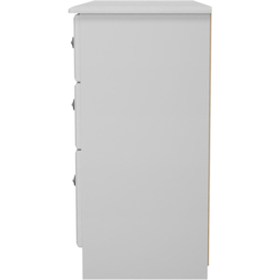 Crowndale Pembroke 6 Drawer Grey Ash Wide Chest of Drawers Ready Assembled - Wilko - thumbnail 5