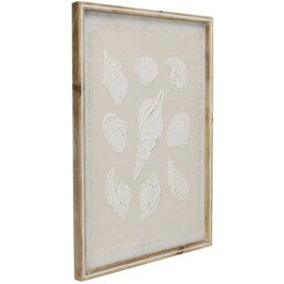 Embossed Seashell Framed Wall Art - Wilko - thumbnail 4