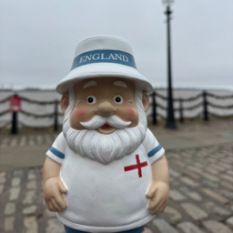 Homark England Garden Gnome - Size: 24 x 12.7 x 11cm - White - Wilko - thumbnail 4