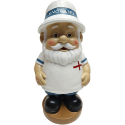 Homark England Garden Gnome - Size: 24 x 12.7 x 11cm - White - Wilko