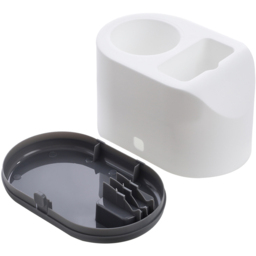 Living and Home Silicone and Nylon Toilet Bowl Cleaning Brush Set - Size: 42.5 x 18.5 x 12cm - White - Wilko - thumbnail 4