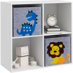 Tommy Toys 2 Fabric Drawer 2 Shelf White Toy Organiser - Wilko - thumbnail 3