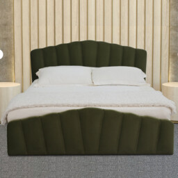 Lottie Ottoman Bed - Green/Double - Wilko - thumbnail 2