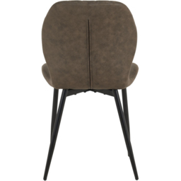 Indoor Living Colorado 4 Seater Grey Jaydn Leather Dining Table Set - Wilko - thumbnail 5