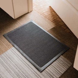 Floortex Doortex Meshmat Metallic Grey Entrance Mat 40 x 60cm - Size: 60 x 40 x 2cm - Storm Grey - Wilko - thumbnail 3