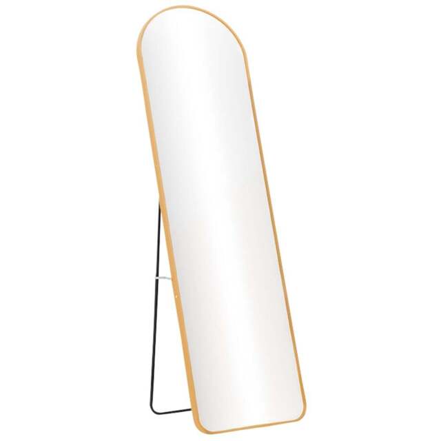 Living and Home Gold Frame Full Length Standing Mirror 40 x 150cm - Size: 150 x 40cm - Wilko - image 1