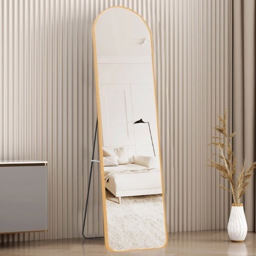 Living and Home Gold Frame Full Length Standing Mirror 40 x 150cm - Size: 150 x 40cm - Wilko - thumbnail 7