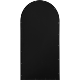 MirrorOutlet The Arcus Black Framed Arched Garden Wall Mirror 160 x 80cm - Size: 160 x 80 x 3cm - Wilko - thumbnail 5