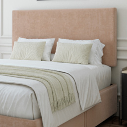 Bedmaster Single Mink Naples Linen 2 Drawer Divan Base with Valencia Headboard - Brown - Wilko - thumbnail 3
