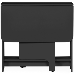 Julian Bowen Gatan 2 Seater Black Small Gateleg Table Set - Wilko - thumbnail 4