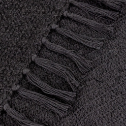 Yard Candar Black Textured Boucle Throw - Size: 170 x 130 x 1cm - Wilko - thumbnail 4