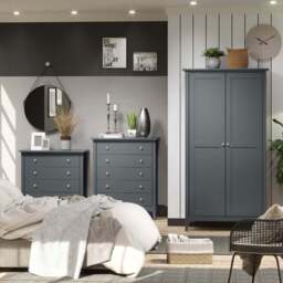 Como 4 Drawer Midnight Blue Chest of Drawers - Wilko - thumbnail 7
