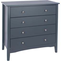Como 4 Drawer Midnight Blue Chest of Drawers - Wilko - thumbnail 5