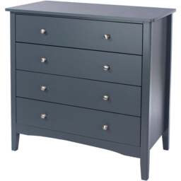 Como 4 Drawer Midnight Blue Chest of Drawers - Wilko - thumbnail 4