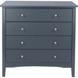 Como 4 Drawer Midnight Blue Chest of Drawers - Wilko - thumbnail 3