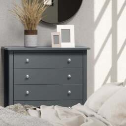 Como 4 Drawer Midnight Blue Chest of Drawers - Wilko - thumbnail 6