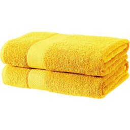 Imperial Hotel Quality Ochre Combed Cotton Turkish Bath Mat - Size: 50 x 80 x 4cm - n/a - Wilko