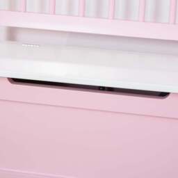 Playful Haven Pink Kids Storage Bench - Size: 60 x 30 x 50cm - Wilko - thumbnail 4