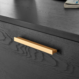 Furniturebox Ivata 2 Drawer 2 Shelf Black and Copper Effect Coffee Table - Size: 97 x 60 x 97cm - Wilko - thumbnail 3