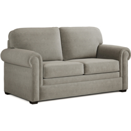 Jay-Be Heritage 2 Seater Brushed Twill Smoke Sofa Bed with e-Pocket Mattress - Size: 3 Seater - Grey - Wilko - thumbnail 3