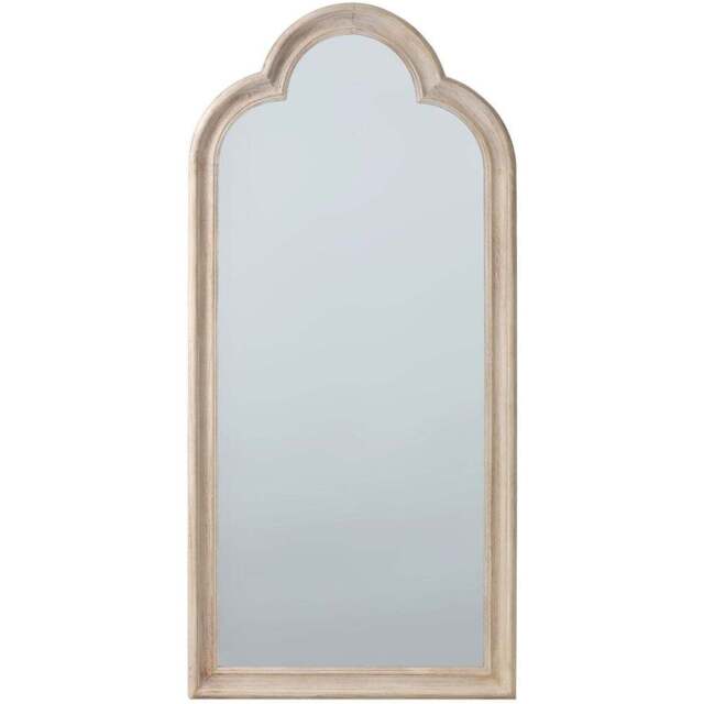 Maeve Washed Wooden Mirror - Wood - Wilko - image 1