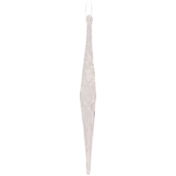 The Seasonal Gift Co. 6 Piece Glass Icicle Hanging Decorations Set - Size: 19 x 1 x 1cm - Clear - Wilko - thumbnail 5