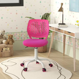 Costway Rose Ergonomic Children Study Chair - Size: 47 x 46 x 18cm - Pink - Wilko - thumbnail 5