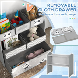 Tommy Toys 6 Box Grey Kids Toy Storage Organiser - Wilko - thumbnail 7