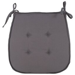 Grey Value Seat Pad 36 x 36cm - Wilko
