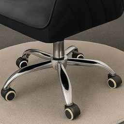 Kosy Koala Grey Wooden Office Desk with Black Velvet Upholstered Chair - Wilko - thumbnail 5