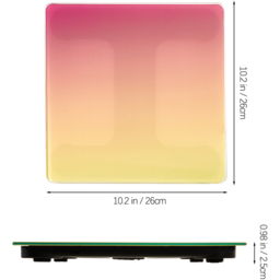 H&O Direct Smart LED Body Weight Body Fat BMI Scale - Size: 2.5 x 26 x 26cm - Multi - Wilko - thumbnail 7