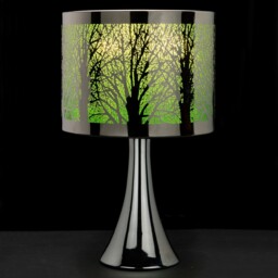 Tree Silver Scene Touch Table Lamp - Wilko - thumbnail 3